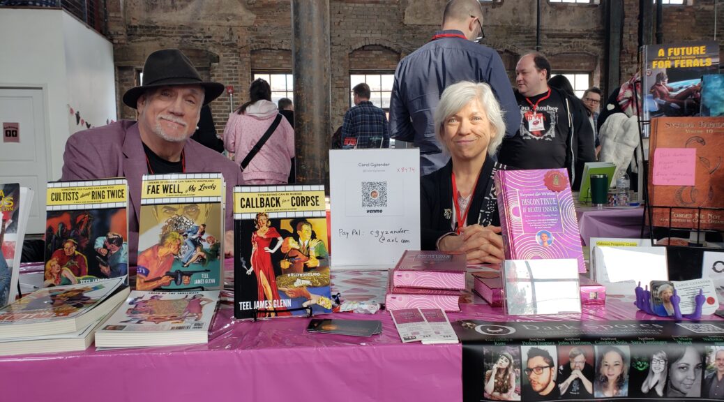 Carol and Teel table pic